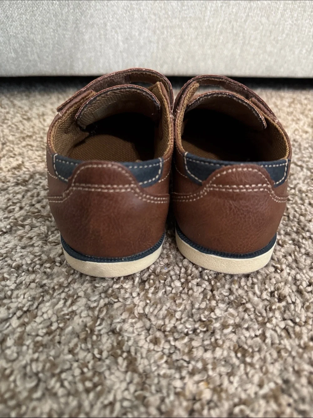 Jumping beans Toddler boy brown dress shoes